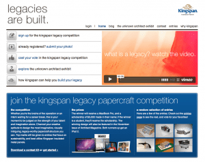 Kingspan Legacy Papercraft Competition