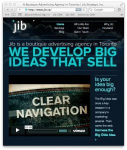 Tablet web browser experience