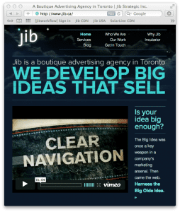 Tablet web browser experience