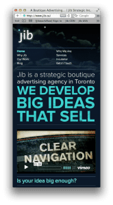 Mobile web browser experience
